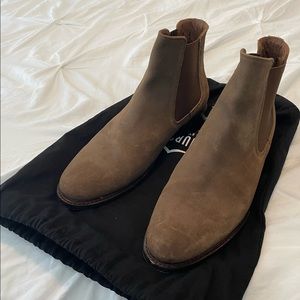 Thursday Boot Company Mens Suede Chelsea Boots | Size 8.5 | Dusty Brown